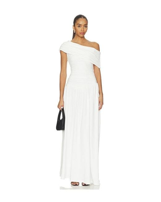 MORE TO COME White Wells Maxi Dress