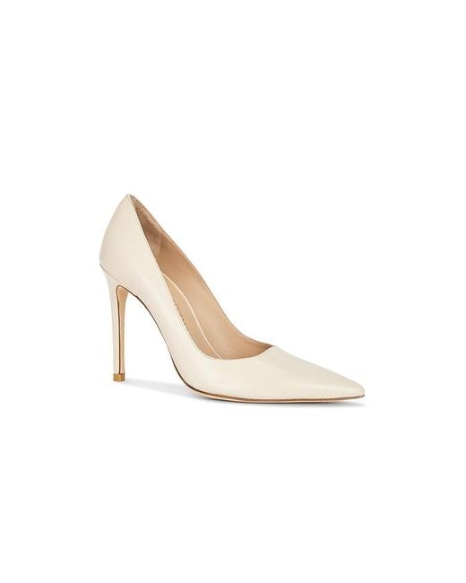 Stuart Weitzman White Stuart Power 100 Pump