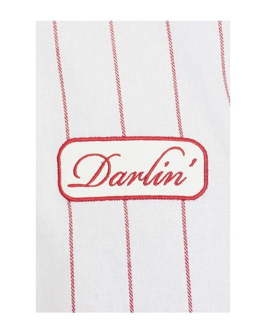 Darling White Mechanic Button Down Shirt