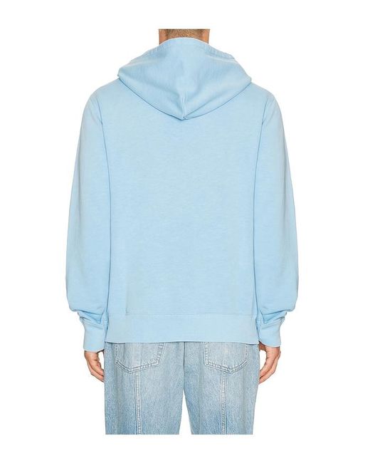 Polo Ralph Lauren Blue Long Sleeve Vintage Fleece Novelty Denim Bear Hoodie for men