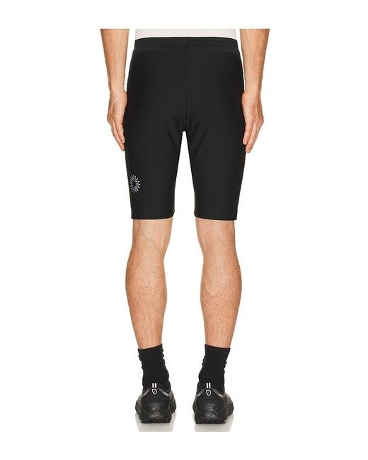 Paradise Zero Black Ribbed Half Tight for men