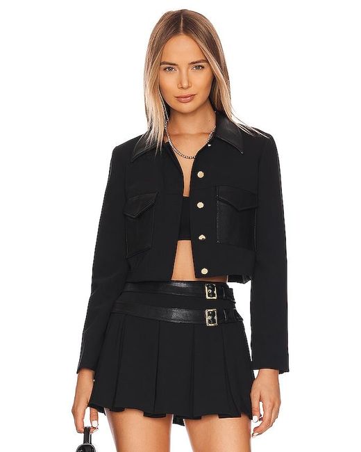 Amanda Uprichard Black Sanders Jacket