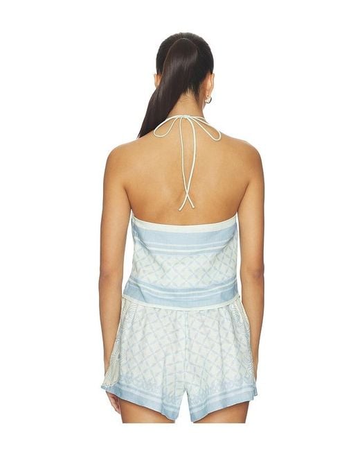 Shani Shemer White Rosa Top
