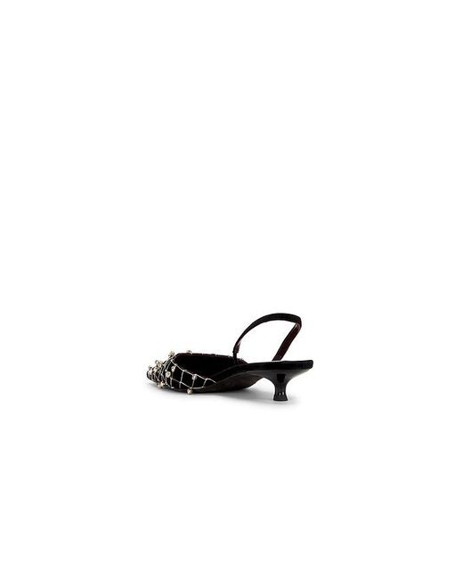 Tory Burch Black Bell Slingback Heel