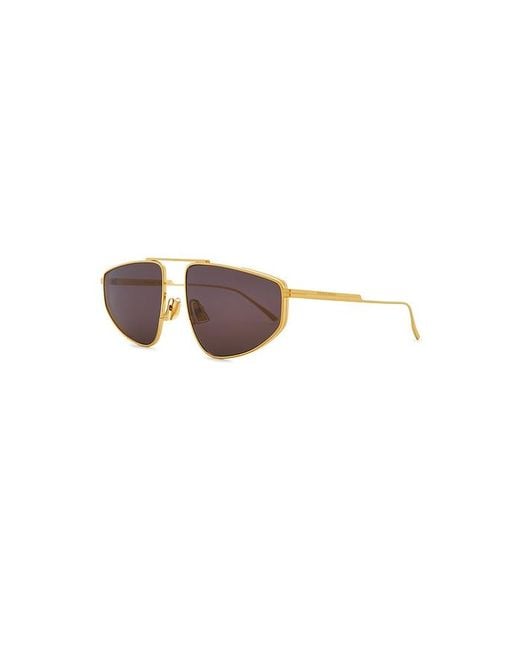 Bottega Veneta Multicolor Aviator Sunglasses