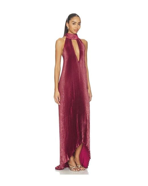 L'idée Red Opera Gown