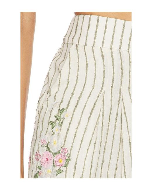 Agua Bendita White Rommy Paraiso Skirt