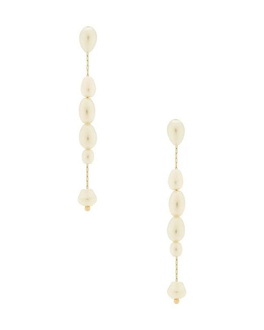 BaubleBar White Cindy Earrings