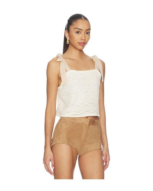 Steve Madden Natural Georgianna Top