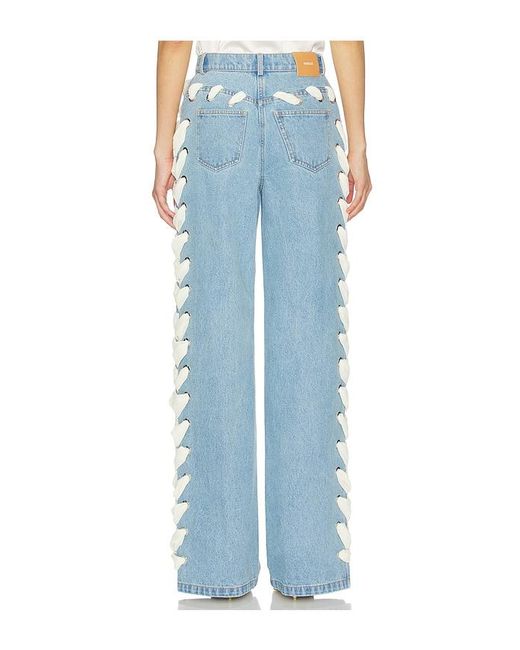 AKNVAS Blue Lyd Laced Denim Trouser