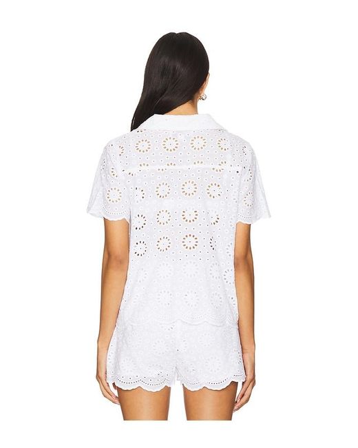 Beach Riot White Lexie Top
