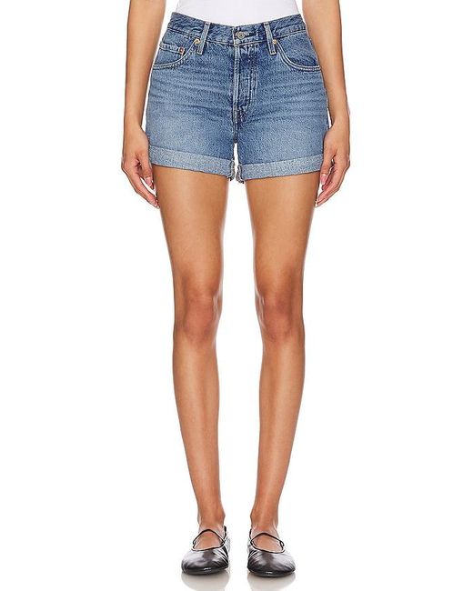 Levi's Blue SHORTS 501 ROLLED