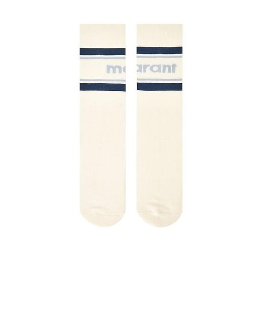 Isabel Marant White Dona Socks