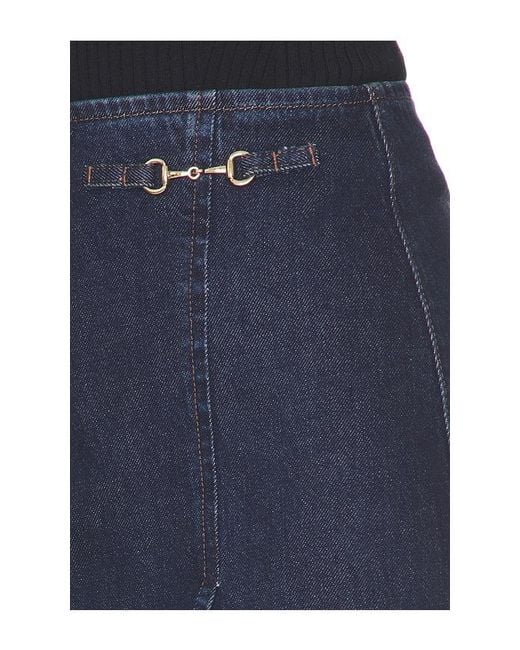 PAIGE Blue Montanna Skirt
