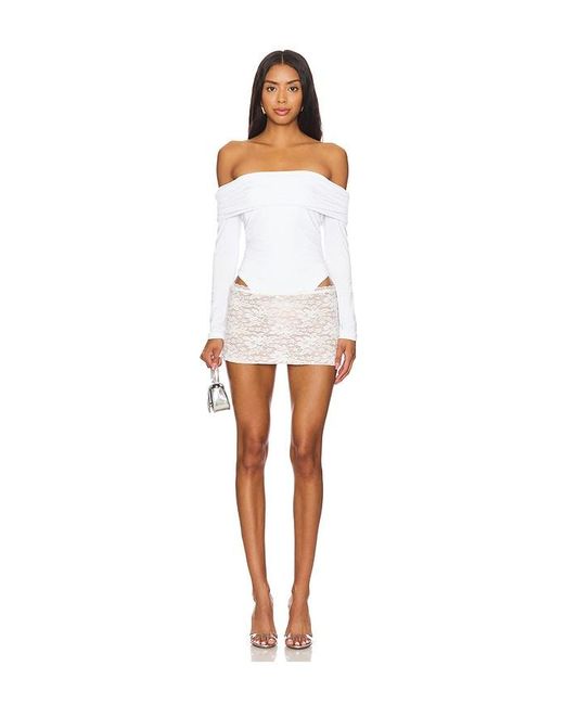 Nookie White Element Bodysuit