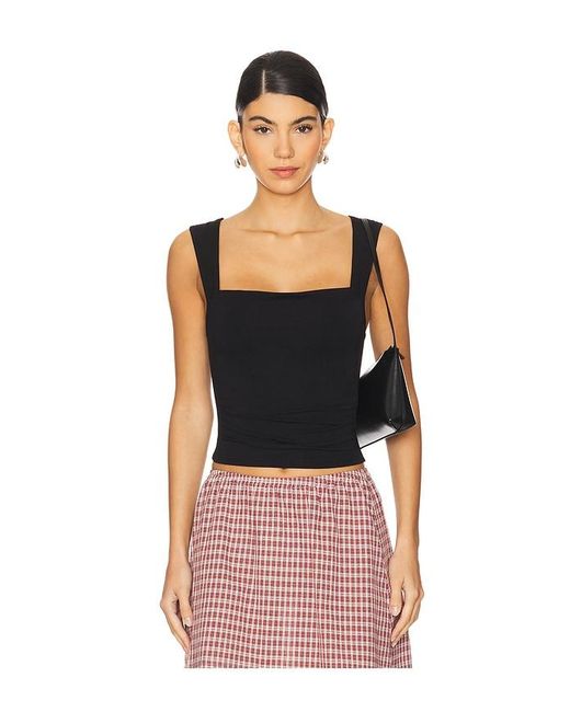 Apres Studio Black Soft Bodice Top