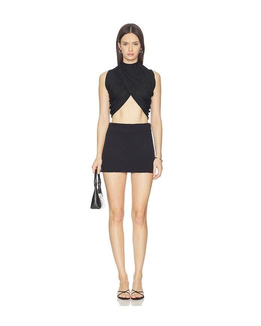 Show Me Your Mumu Black Josie Mini Skort