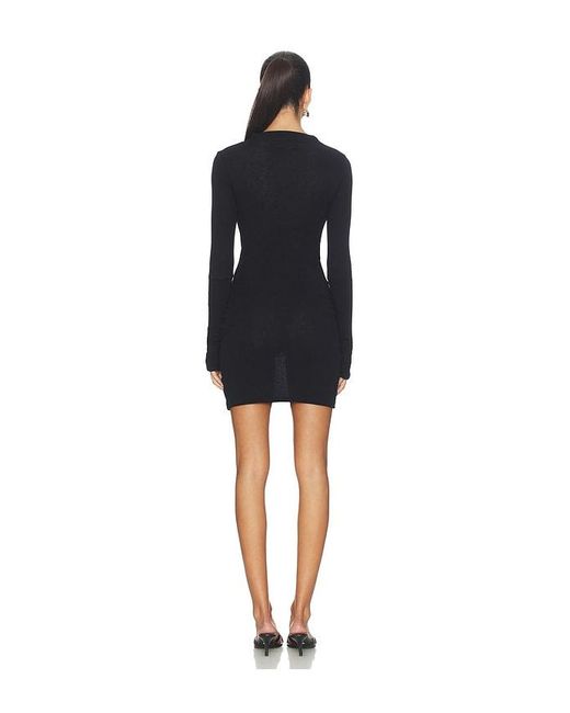 Enza Costa Black Twist Dress