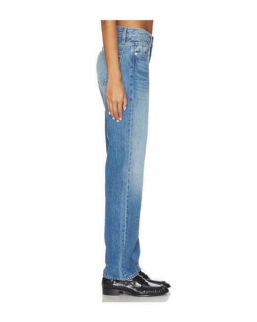 SLVRLAKE Denim Blue Ellie Relaxed Leg Jeans