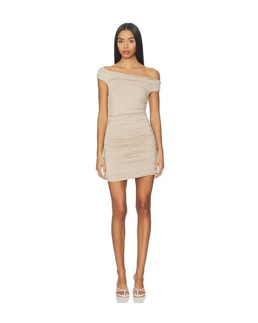 Lovers + Friends Natural Rhea Mini Dress