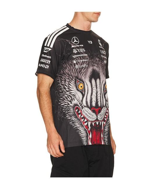 Y-3 Black X F1 Drvr Jersey for men