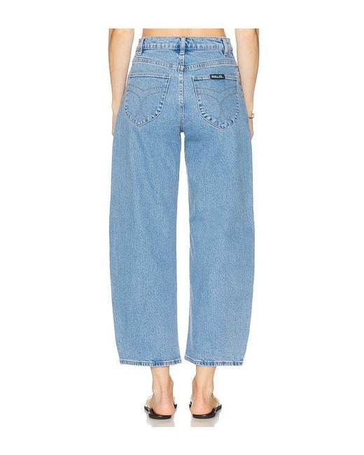Rolla's Blue Gigi Barrel Jeans