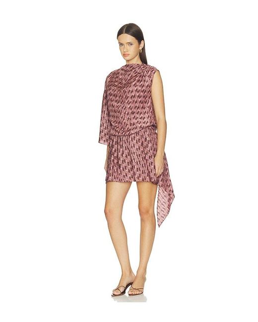 L'academie Red 'Academie Chantelle Mini Dress