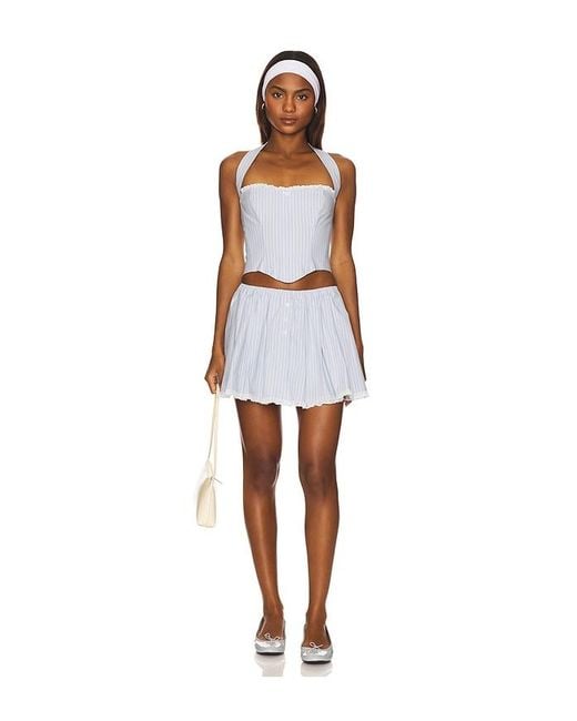 MAJORELLE White Danica Top