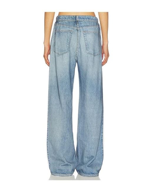 Rag & Bone Blue Rb Miramar Terry Wide Jeans