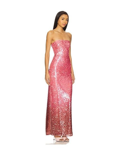 Jonathan Simkhai Red Abendkleid Leilani