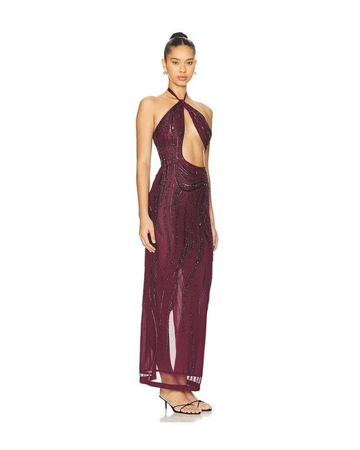 Camila Coelho Red Lyra Maxi Dress
