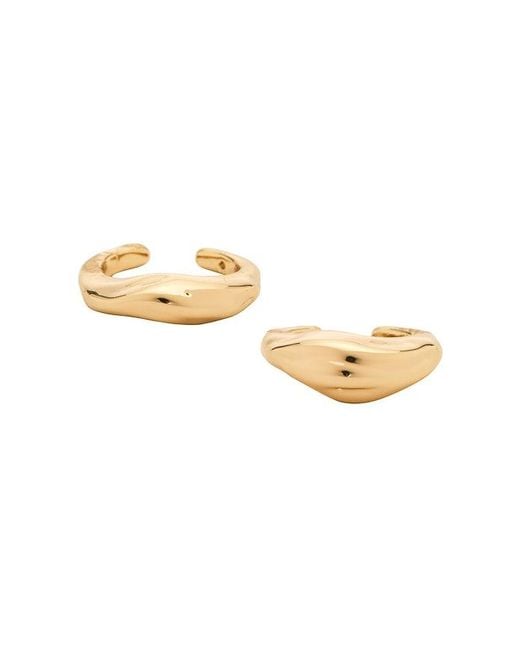 Ettika Metallic Liquid Lux Ear Cuff Set
