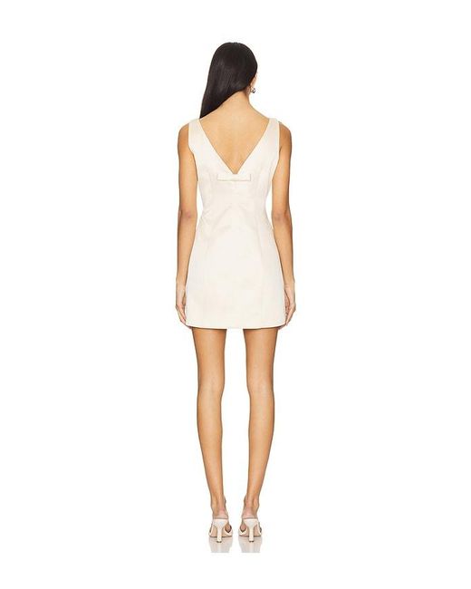 Astr White Alisanne Dress