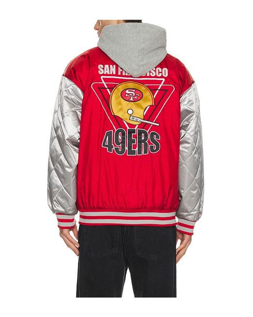 Chaqueta 49Ers En Color Rojo Talla (También En M, S, Xl/1X) Mitchell & Ness de hombre de color Red