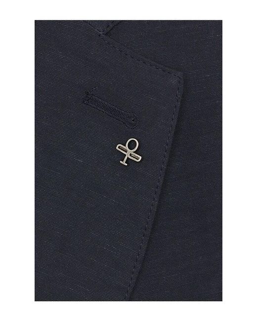 DISTRETTO12 Blue Certo Blazer for men