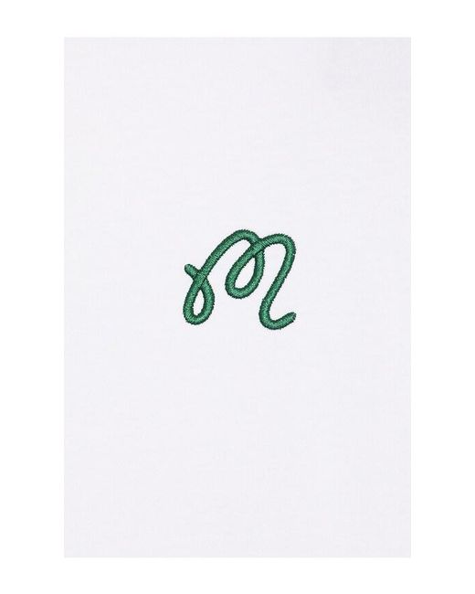 Malbon White Bermuda Playa Tee for men