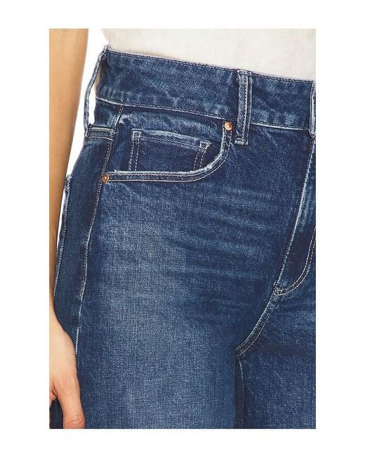 PAIGE Blue Sasha With Seamed Beltloops Jeans