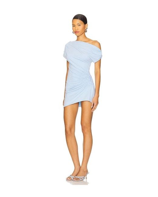 SNDY'S Blue Olividae Mini Dress