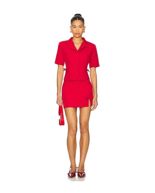 Astr Red Sophie Blazer