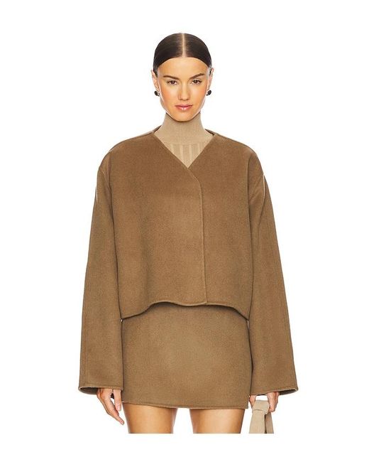 L'academie Brown 'Academie Milly Wool Jacket