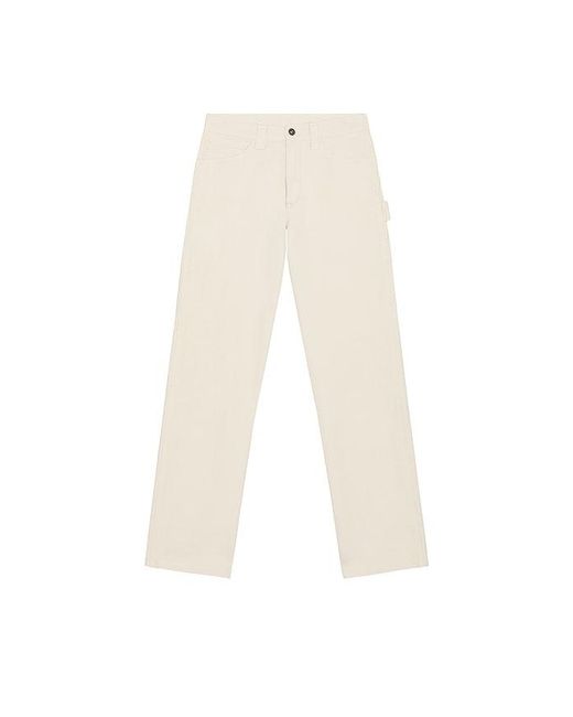 Dickies White Standard Utility Painter Straight Leg Pant for men