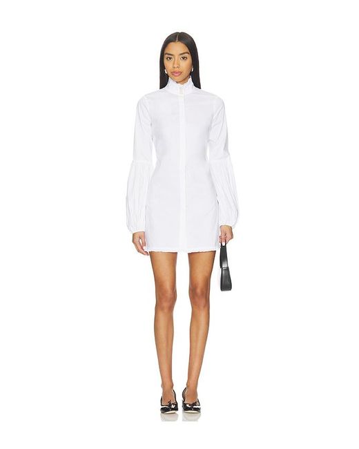 Caroline Constas White Kleid Jacqueline
