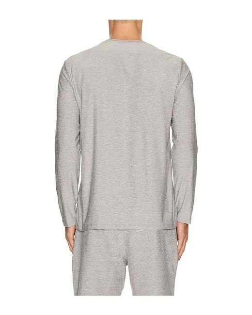 Beyond Yoga Gray Always Beyond Long Sleeve Crew 2.0 for men