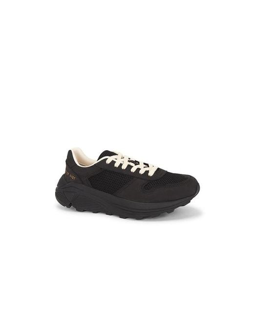 Common Projects Black Premium Runner Sneaker