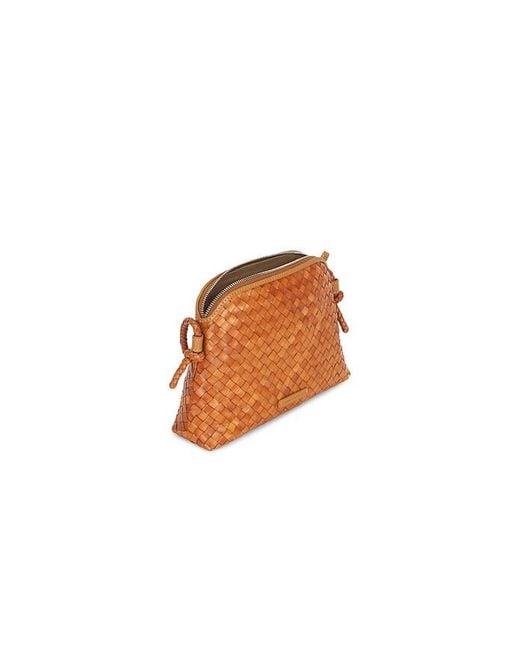 Loeffler Randall Brown Mallory Woven Crossbody