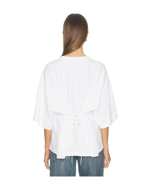 Agolde White Ellery Tee Shirt
