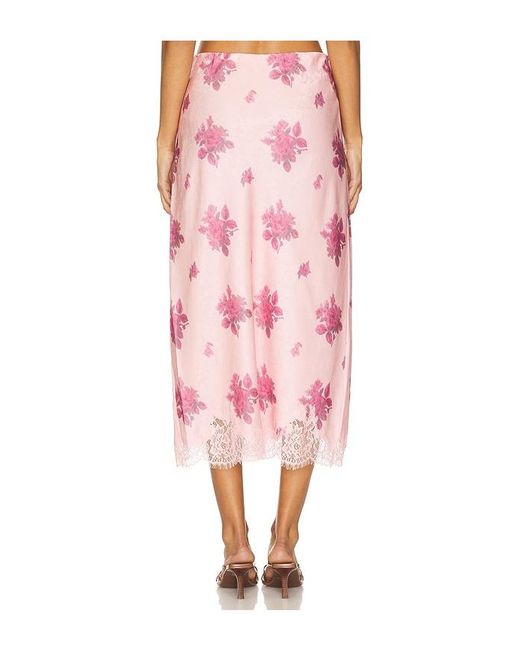 LoveShackFancy Pink Malina Skirt