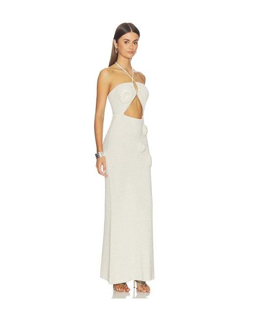 CAPITTANA White Pipa Dress