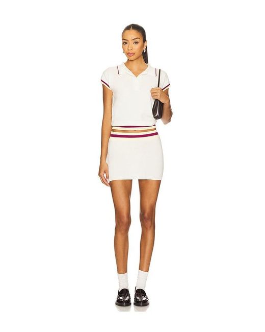 SNDY'S White X Revolve Hampton Skirt