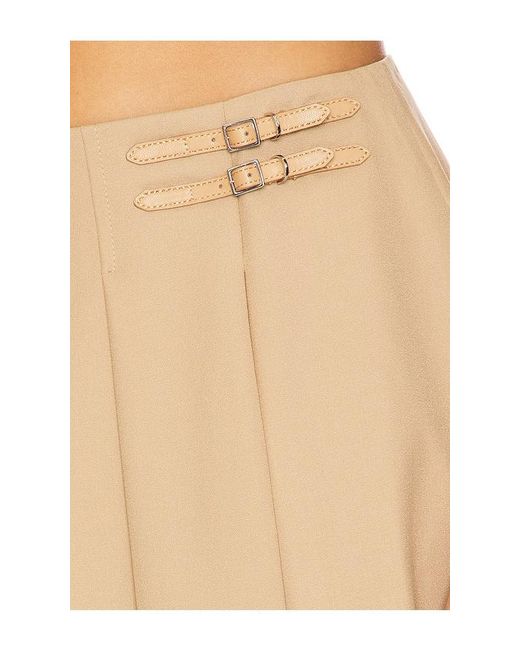 Jonathan Simkhai White Suzie Pleated Short